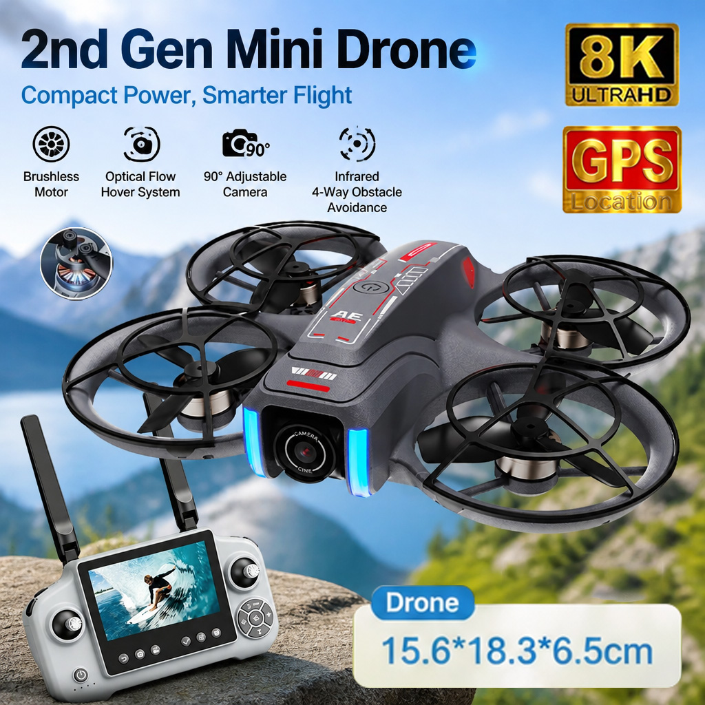 AE21 미니 드론 장난감 8K HD 듀얼 카메라 Wi - Drone Camera Night Vision 리뷰 및 가격