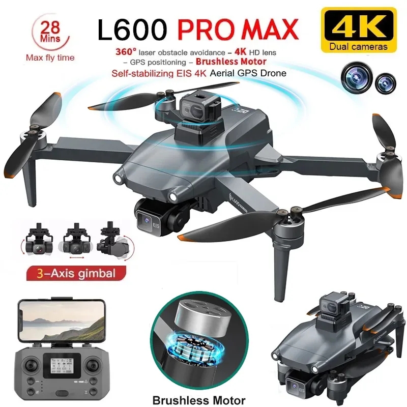 L600 PRO MAX GPS 드론 전문 4K 3축 P - Drone Camera Wide Angle 리뷰 및 가격
