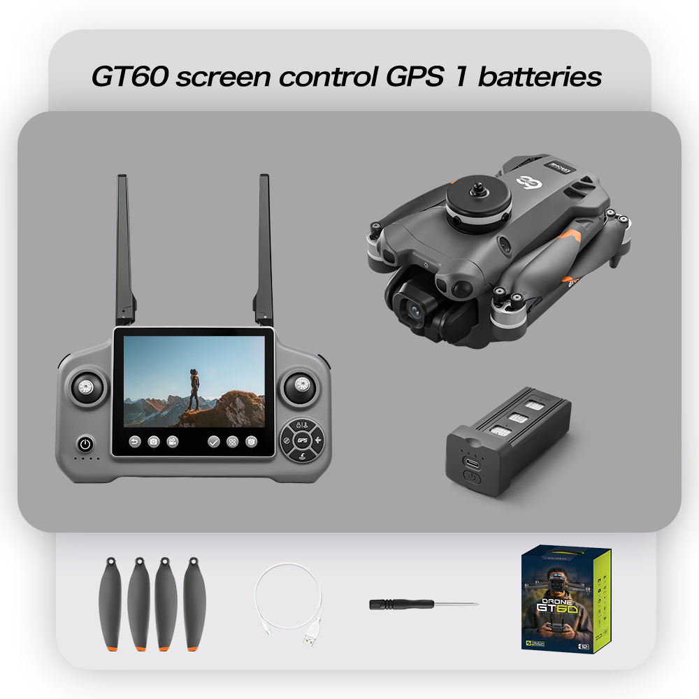 새로운 GT60 GPS 드론 고화질 항공 촬영 쿼드콥터 - Drone Camera Wide Angle 리뷰 및 가격