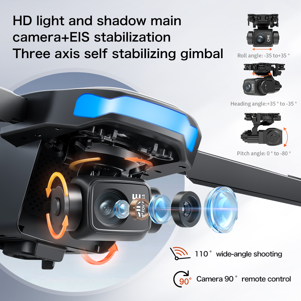 새로운 S-X1 MAX 드론 GPS 8K 프로페셔널 H - Drone Camera Wide Angle 리뷰 및 가격